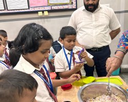 Grade 1 EVS Activity - Cooking without Fire - Bhel Making